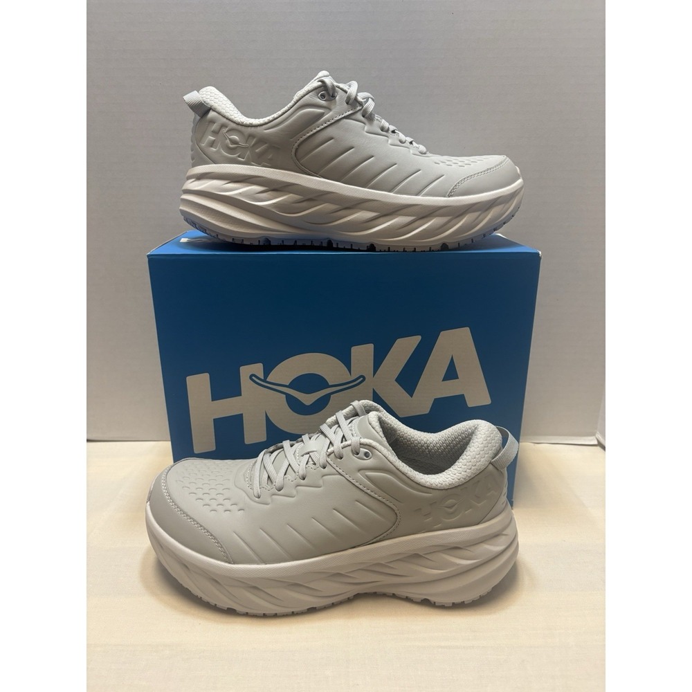 Hoka One One Bondi SR Harbor Mist / Lunar Rock Mens Size 10.5 Shoes 1110520-HMLR